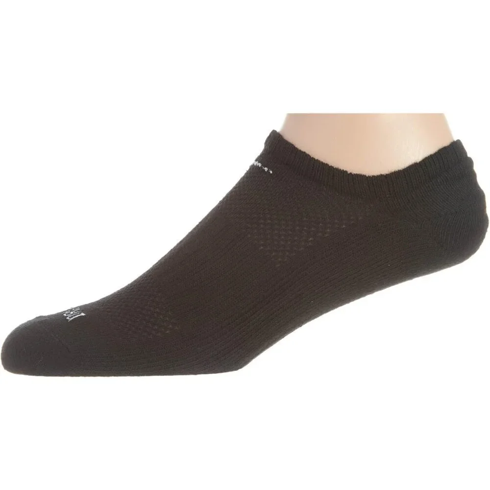 Men's Dri-FIT No Show 6-Pair Pack, Black/White, Medium